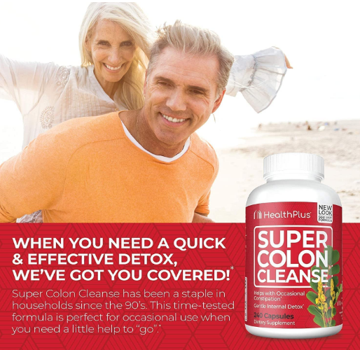Super Colon Cleanse 10 Day Detox supplement for occasional constipation